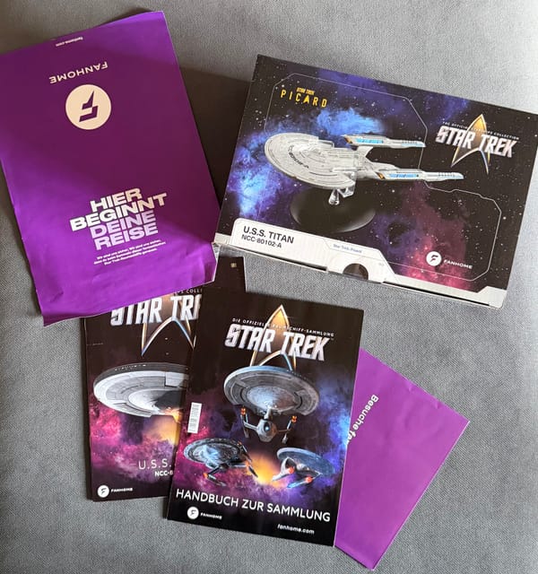 Wie ich einmal die Druckguss-Kollektion Star Trek-Raumschiffe von Fanhome abonnierte … und direkt wieder stornierte